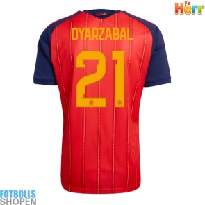 Billiga Spanien Mikel Oyarzabal #21 Hemmatröja VM 2026 Kortärmad